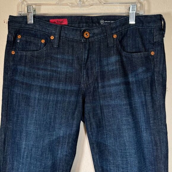 Adriano Goldschmied AG The Angel Bootcut Jeans Size 30R Dark Wash 32x34 - Picture 4 of 8